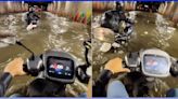 Watch Ola Electric Scooter Wade Thru Water While Hero Splendor Stalls