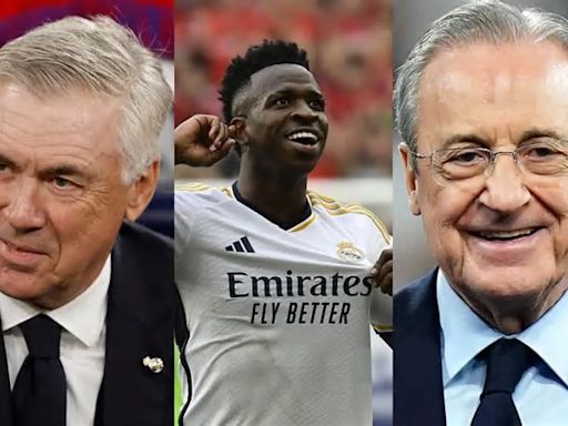 Ancelotti pidió cambiar a Vinicius: el jugador aceptó y Florentino lo celebra