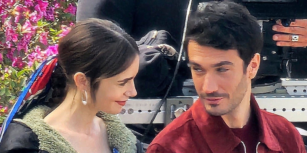 Lily Collins Films ‘Emily in Paris’ with Eugenio Franceschini, Her Character’s Potential New Love Interest!