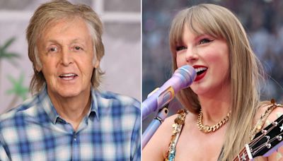 Paul McCartney Accepts Friendship Bracelets While Attending Taylor Swift's Eras Tour in London