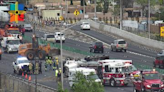 All lanes of I-25 north at Coal Avenue closed for crash