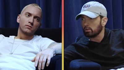 Eminem Roasts Himself While Interviewing Slim Shady