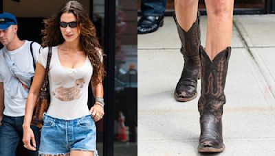 Bella Hadid Is the Latest Star to Step Out in Cowboy Boots — One of the Biggest Trends Right Now