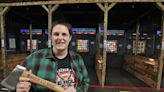 Akron Axe House offers a chance to throw an ax and have some fun at the same time