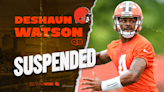 Update: Browns’ Deshaun Watson now suspended for Bills matchup