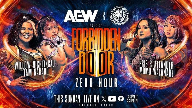 Tag Team Match Set For AEW x NJPW Forbidden Door: Zero Hour