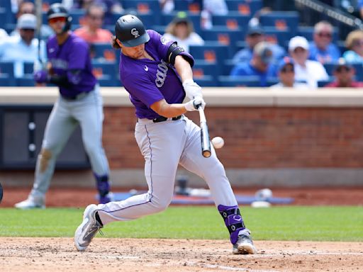 Toglia hits three homers, Tovar adds two and the Rockies beat the Mets 8-5