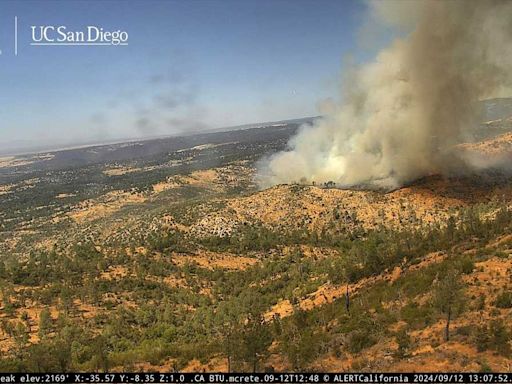 Quincy Fire: Evacuation warnings issued as fire burns near Oroville