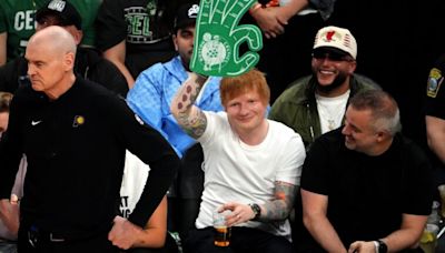 Oshae Brissett and Ed Sheeran celebrated Celtics' Game 2 win together in the North End