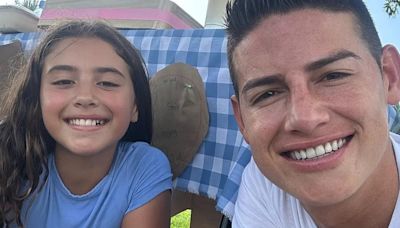 Salomé, hija de James Rodríguez, celebró a más no poder la victoria de la selección Colombia contra Argentina