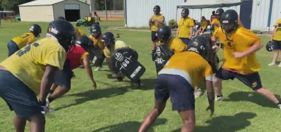 High school football practice begins across Eastern NC