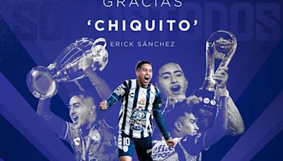 Pachuca hace oficial la salida de Erick Sánchez