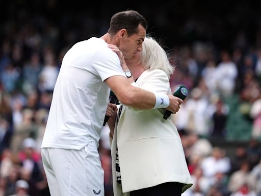 Tearful Andy Murray receives standing ovation as he walks out on Wimbledon’s Centre Court