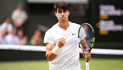 Alcaraz takes two-set lead against Djokovic in Wimbledon final