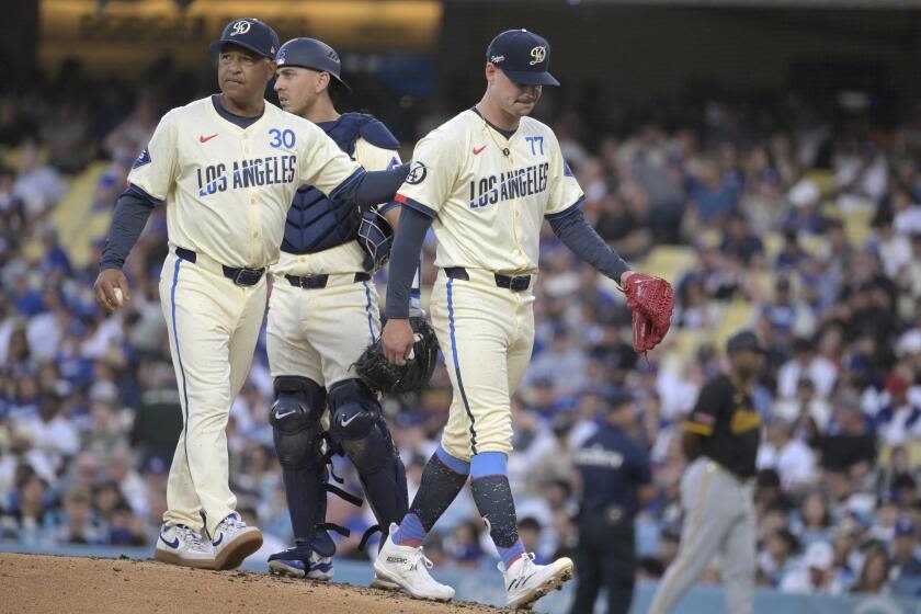 Again? Promising pitcher River Ryan suffers injury during Dodgers win over Pirates