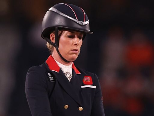 Charlotte Dujardin hit horse repeatedly on legs in video that sparked Olympics ban