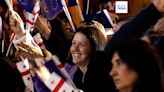 Celebrations in Tbilisi as Georgia takes first step towards EU membership