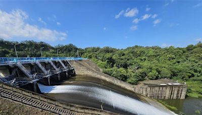 明德水庫大進補450萬噸 蓄水率飆至95％