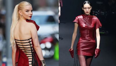 Anya Taylor-Joy Embraces Bondage Inspiration in Fierce Red Mugler Minidress for ‘Late Show With Stephen Colbert’ Appearance...