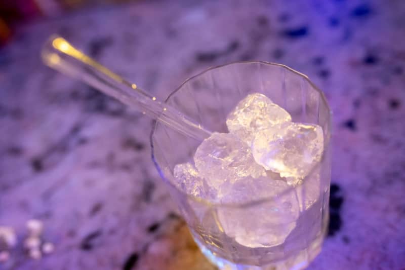 The trick to making ice cubes last as long as they do in bars