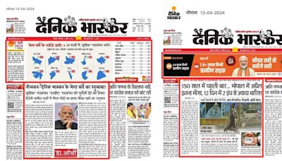 Major India newspaper front page altered with bogus pre-election 'survey' result