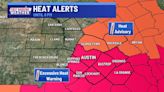 Dangerous heat with a few storms possible