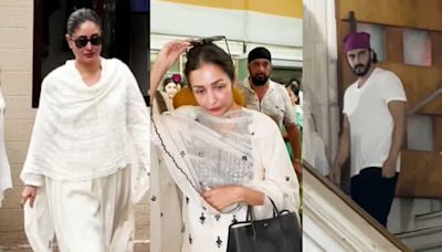 Malaika Arora holds prayer meet for father: Kareena Kapoor, Arjun Kapoor and others attend