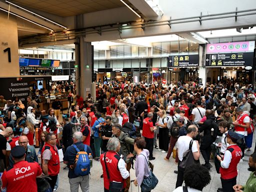French rail network hit by 'acts of sabotage' in latest transport woes for Paris during the Olympics