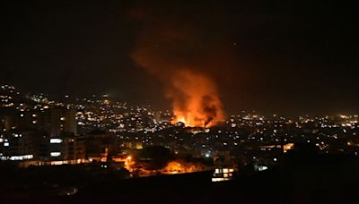 Thousands sleep on the streets as Israel strikes Beirut