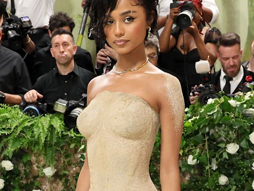 Your Jaw Will Drop Seeing Tyla Get Cut Out of Her Dress at 2024 Met Gala - E! Online