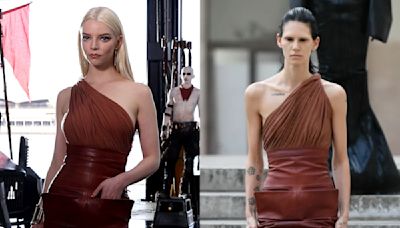 Anya Taylor-Joy Plays With Texture and Fabric in Rick Owens Dress for ‘Furiosa’ Photo Call