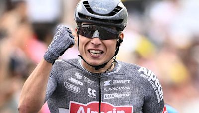 Philipsen edges Girmay in sprint for Tour de France stage 10