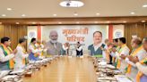 PM Modi, Amit Shah, BJP Chief Meet Chief Ministers At Party Headquarters