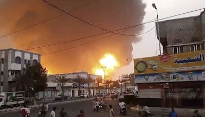 Israel strikes Yemen's Hodeidah port after Houthi drone attack killed one in Tel Aviv