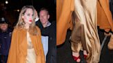Angelina Jolie Walks the Red Carpet in Red Heels for ‘The Outsiders’ Opening Night