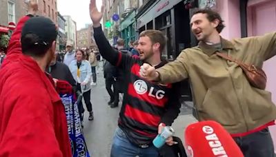 Dublín y el fenómeno Xabi Alonso: la afición ya anima en las calles - MarcaTV