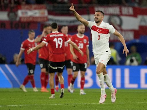 Demiral's double helps Turkey beat Austria 2-1 to set up Euro 2024 quarterfinal vs. the Netherlands