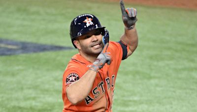 Watch: Houston Astros' Jose Altuve ejected for removing shoe, sock