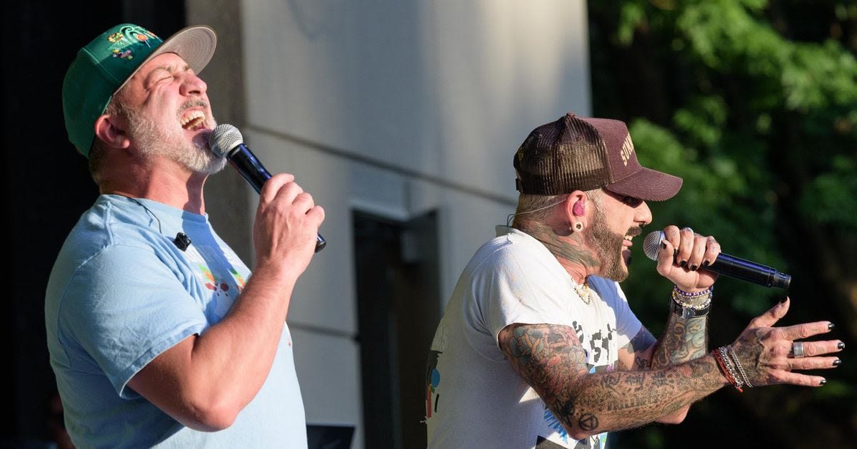 PHOTOS: Joey Fatone of NSYNC and AJ McLean of the Backstreet Boys live at Fraze Pavilion