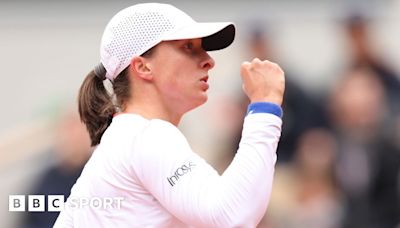 French Open 2024 results: Iga Swiatek wins 6-0 6-0 in 40 minutes to reach quarter-finals