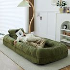人類狗窩懶人沙發羊羔絨布藝沙發可睡可躺單人折疊沙發床兩用客廳