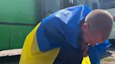 Ukrainian POW weeps as he returns home after prisoner swap with Russia