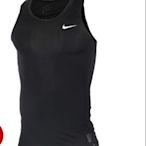 【熱賣精選】Nike NK 男士背心運動 訓練  緊身衣 男款 訓練衣黑色-LK19772