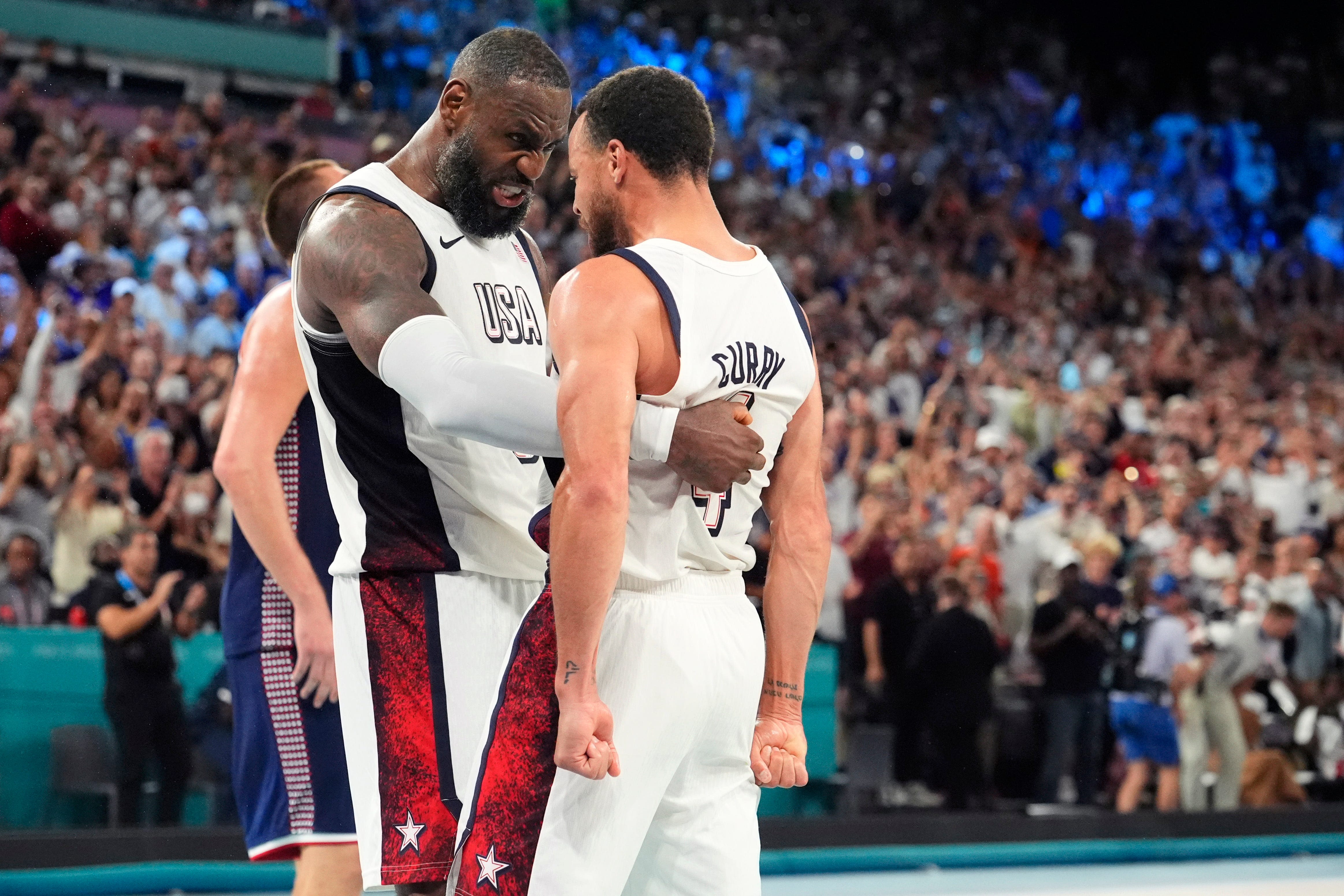 Stephen Curry talks about how LeBron James helped him end Olympic shooting slump