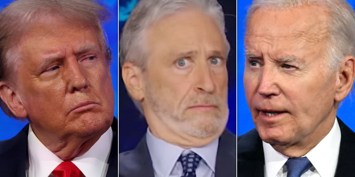 'F**K': Jon Stewart Goes Ballistic With Unfiltered Live Reaction To Trump-Biden Debate