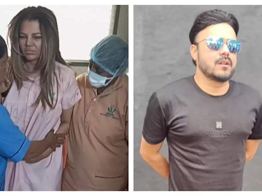 Rakhi Sawant ex-husband Ritesh Singh shares a video of the actress from the hospital; trying to get back on her feet - Times of India