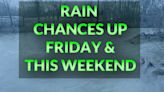 Rain Chances Increase Friday Into the Weekend