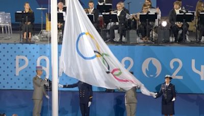 Paris OLY 2024 Opening Ceremony: Olympic Flag Hoisted Upside Down - WATCH