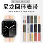 [預購] 蘋果Apple Watch錶帶-編織尼龍回環魔術貼錶帶