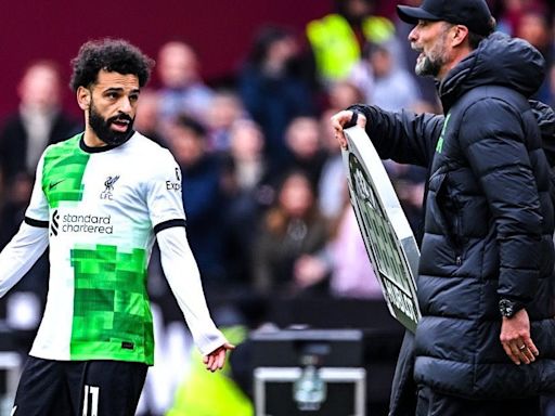 El picante cruce entre Mohamed Salah y Jürgen Klopp en Liverpool